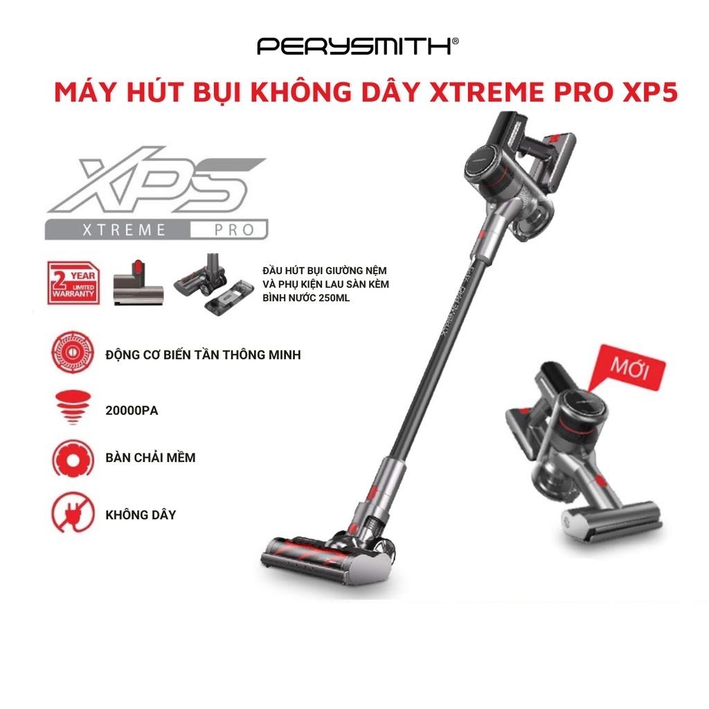 Máy hút bụi không dây PerySmith Xtreme XP5 lực hút lớn 20000PA - Hàng chính hãng