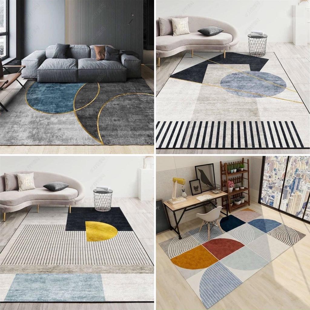 Thảm trang trí kích thước lớn - thảm trải sàn decor phòng khách, phòng ngủ cực sang