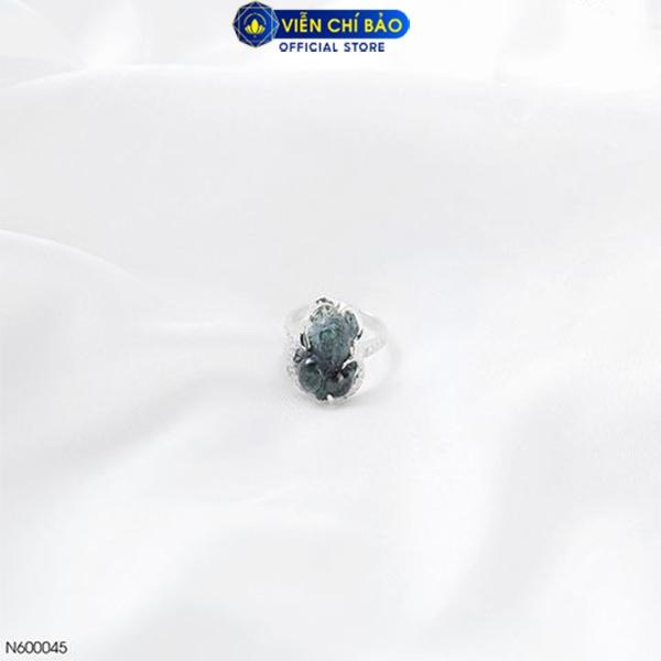 Nhẫn bạc nữ tỳ hưu tóc xanh chất liệu bạc S925 trẻ trung nữ tính Viễn Chí Bảo N600045
