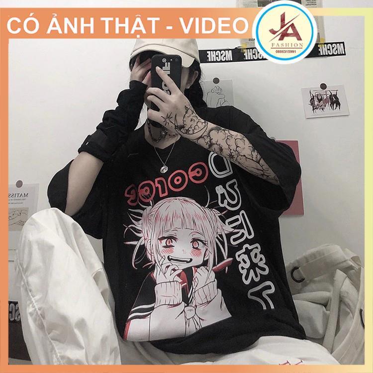 Áo Thun Nữ in hình  Anime  HIMIKO TOGA core  chất cotton thoáng mát ,áo phông ngắn tay JASHOP JASHOP