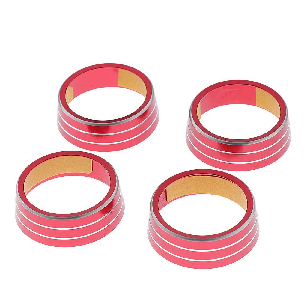 4 Pieces Aluminum AC Climate Control  Knob Cover for   16