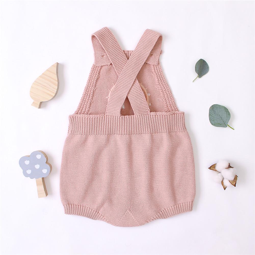 Ma & Bé 3-24M Cho Trẻ Sơ Sinh Bé Gái Bé Trai Rainbow Romper Áo Liền Quần Dệt Kim Jumpsuit Áo Liền Quần Dễ Thương Tập Đi Cho Bé trang Phục