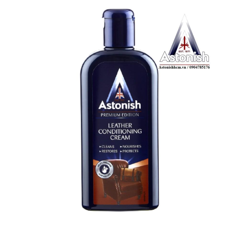 Kem vệ sinh bảo dưỡng đồ dùng bằng da Astonish C6960 250ml làm sạch vết bẩn trên đồ dùng làm bằng da., đồng thời thẩm thấu, tái tạo lại sự đàn hồi dẻo dai của da, chăm sóc da khỏi bị khô nứt, hoặc ẩm mốc