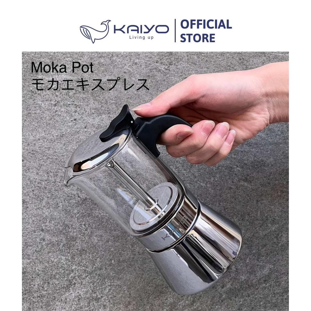 Ấm pha cà phê KAIYO Moka Pot, dung tích 240ml - 3 cups