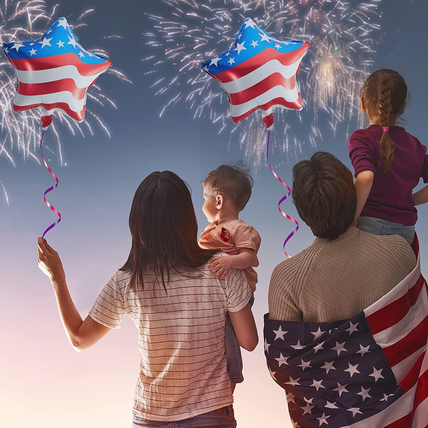 20 chiếc Bóng bay Thứ tư của Tháng Bảy Bóng bay Ngôi sao Cờ Mỹ