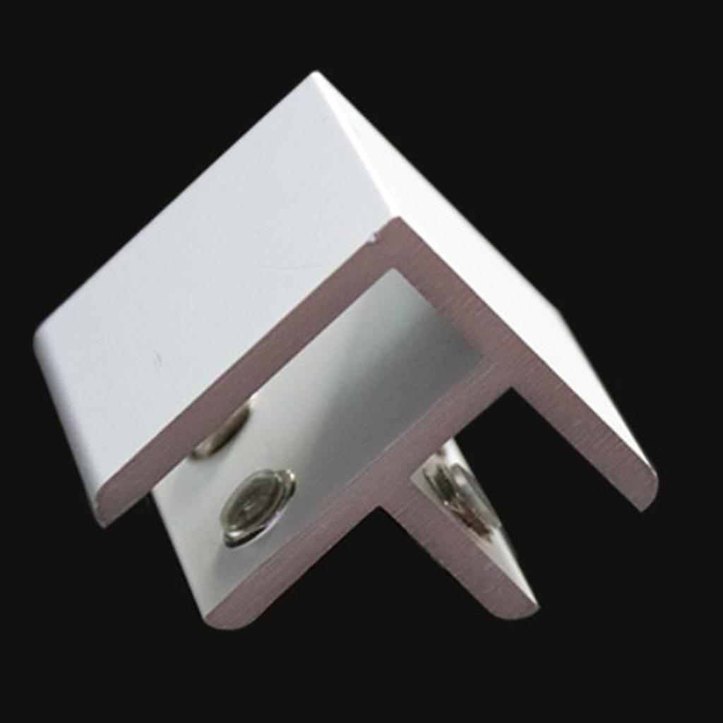 6xAdjustable Glass Clamp Clip Glass Bracket Holder 8mm-12mm No Need Drill A