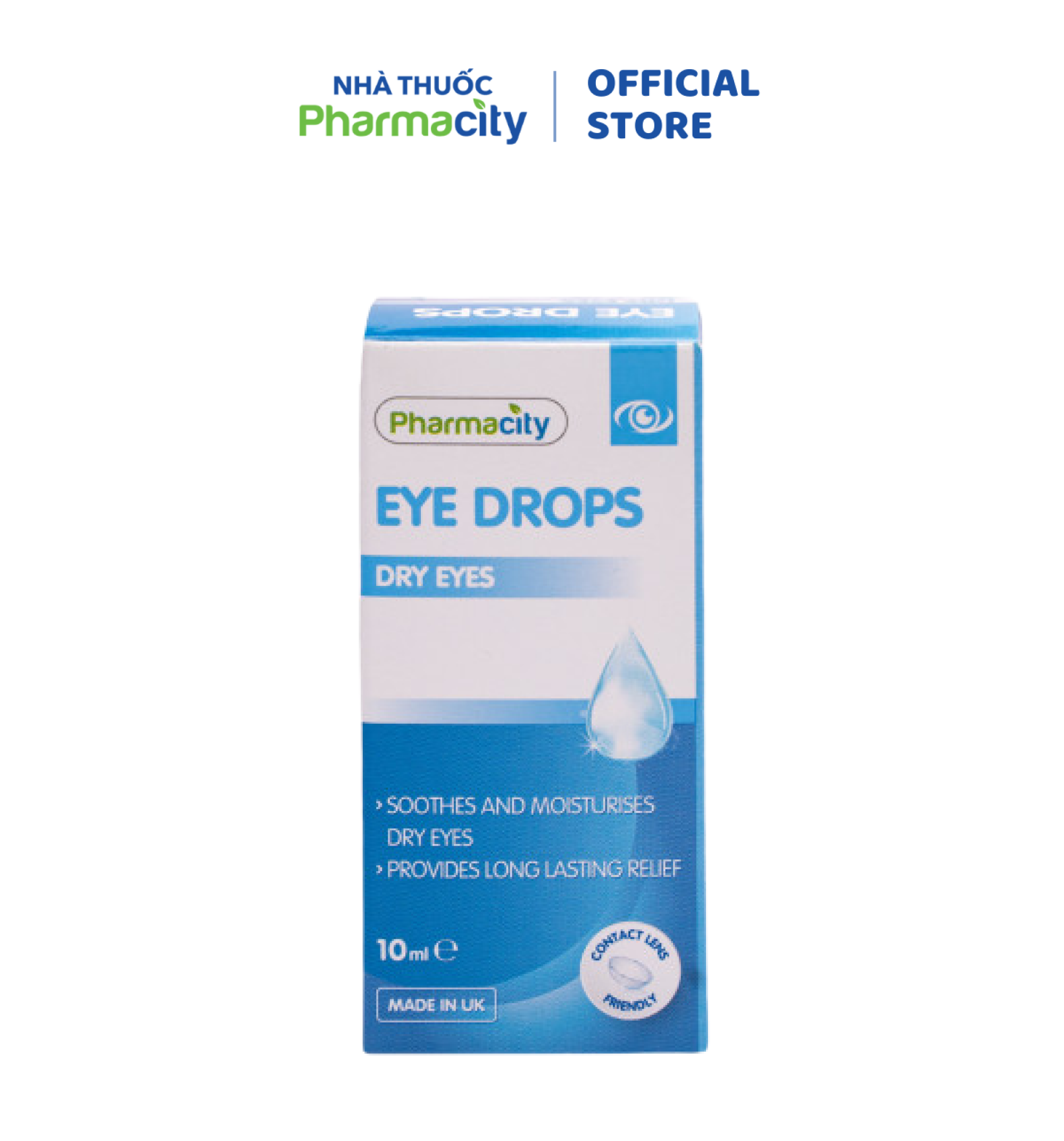 Thuốc nhỏ mắt Pharmacity Eye Drops xuất xứ Anh Quốc (10ml)