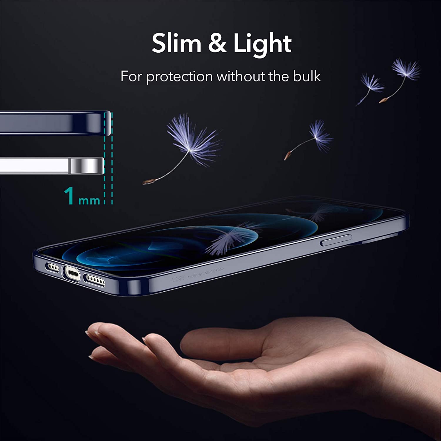 Ốp Lưng Cho iPhone 12 Mini / 12 & 12 Pro / 12 Pro Max ESR Halo Clear Case - Hàng Nhập Khẩu