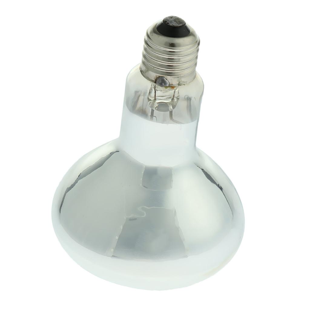 2pcs 80W/100W UVA UVB Reptile Heating Tortoise Lamp Full Lamp Basking Pet