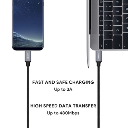 Dây cáp Aukey USB-C To USB-C 2.0 dài 1 mét Aukey CB-CD5, hàng chính hãng