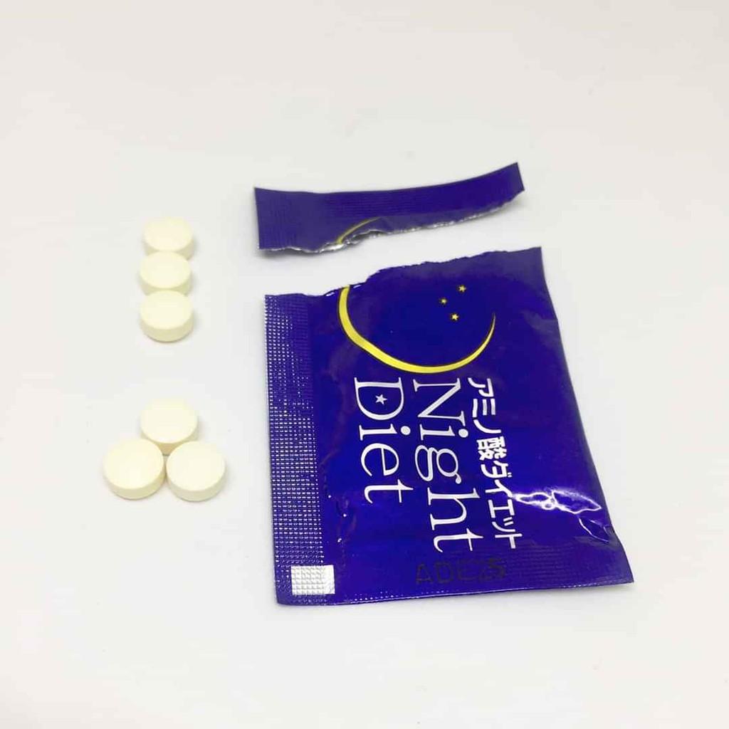 Viên uống giảm cân Night Diet Orihiro hộp 60 gói