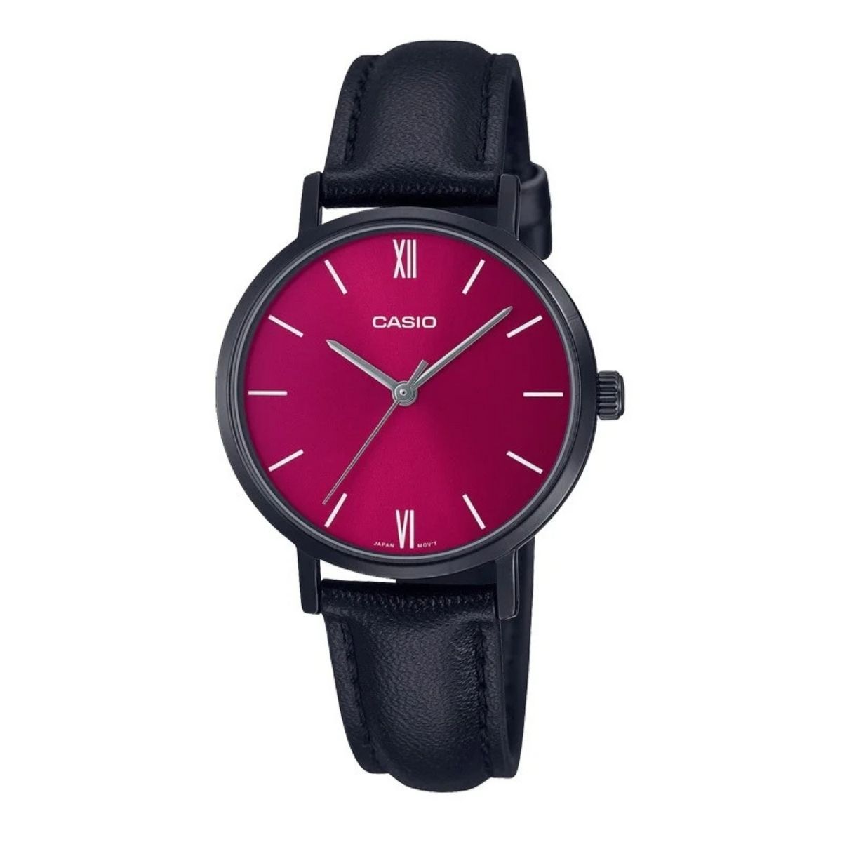 Đồng hồ Casio nữ dây da LTP-VT02BL-4AUDF