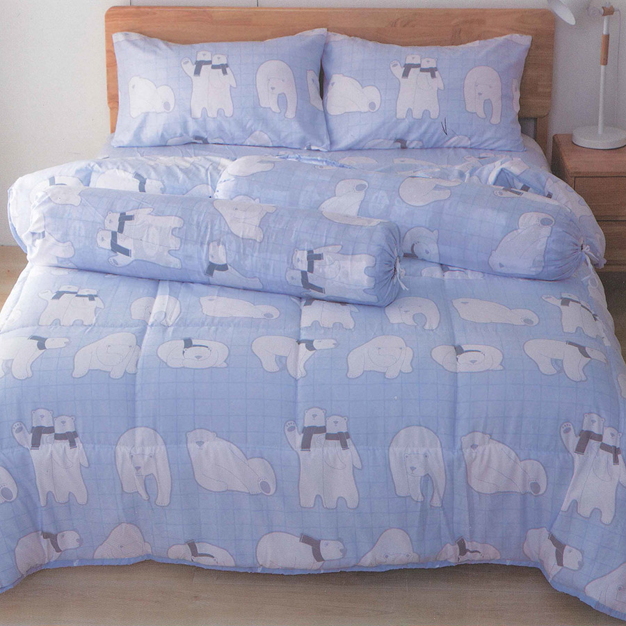 Bộ Drap Cotton Thái Lan Cotton House CH5TDC026 (5 món)