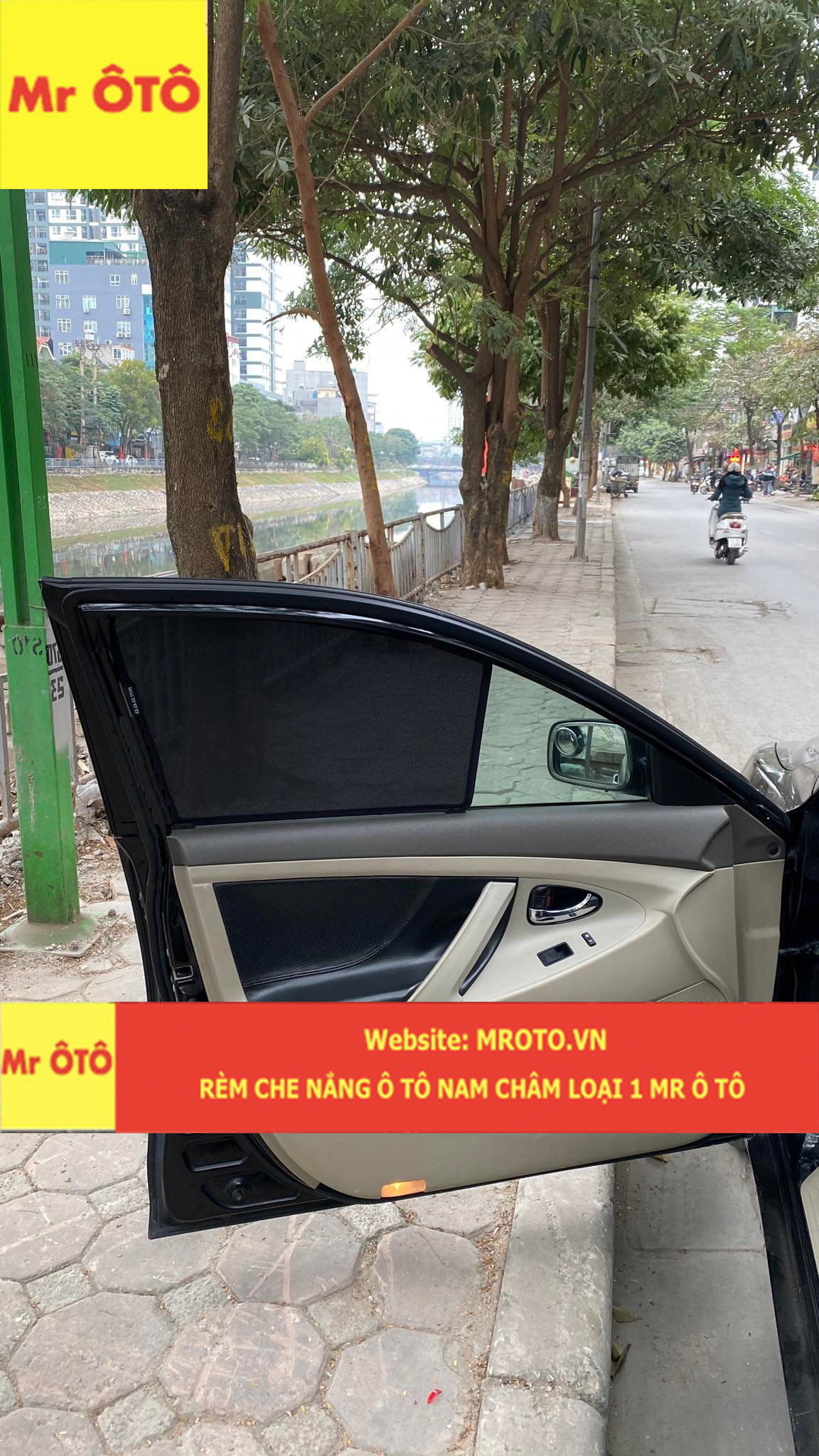Rèm Che Nắng Xe Toyota Camry LE Hàng Loại 1 MR Ô TÔ