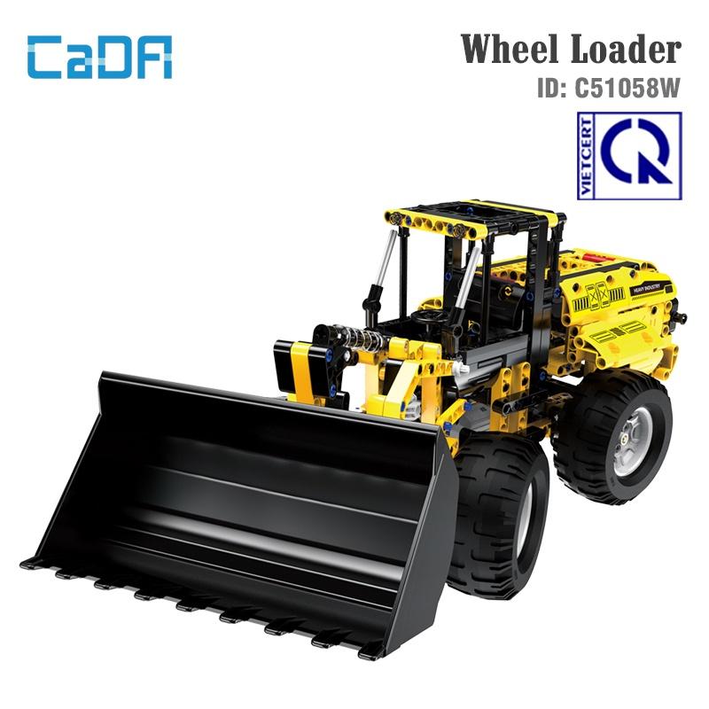 Đồ chơi lắp ráp điều khiển Máy ủi Wheel Loader – CADA C51058W