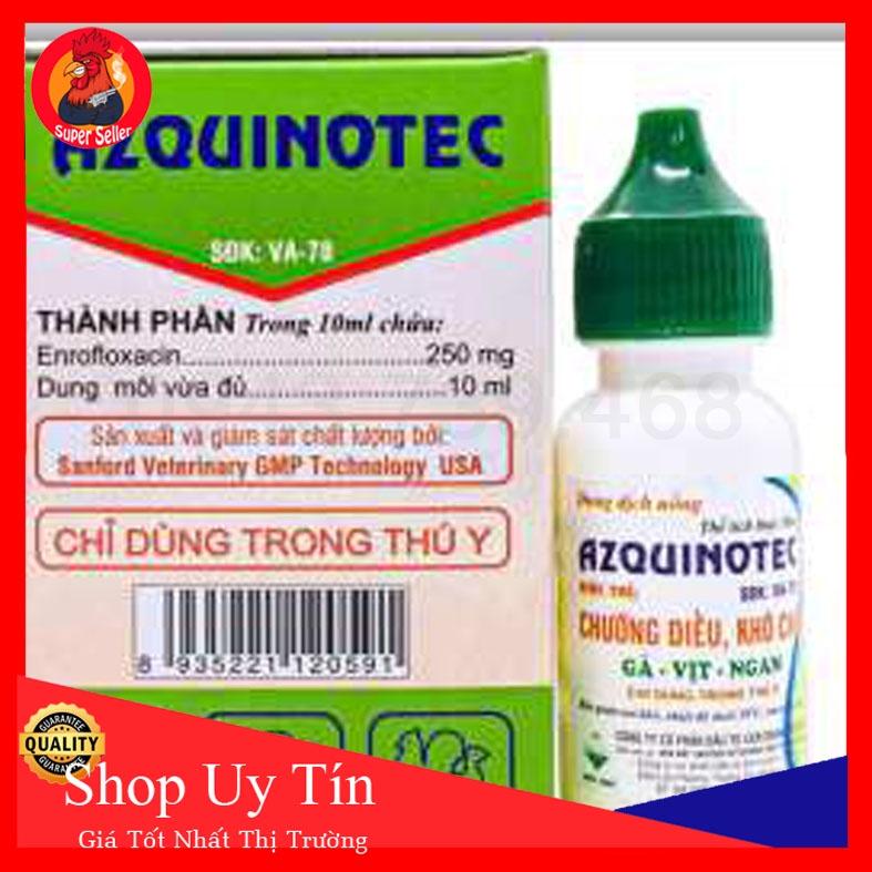 Combo 5 Chai Azquinotec 10ml -Dùng Cho Gà-Chim Cảnh Chướng Diều Khô Chân