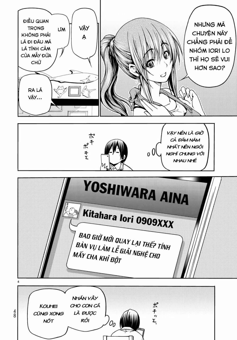 cô gái thích lặn - grand blue chapter 45 4