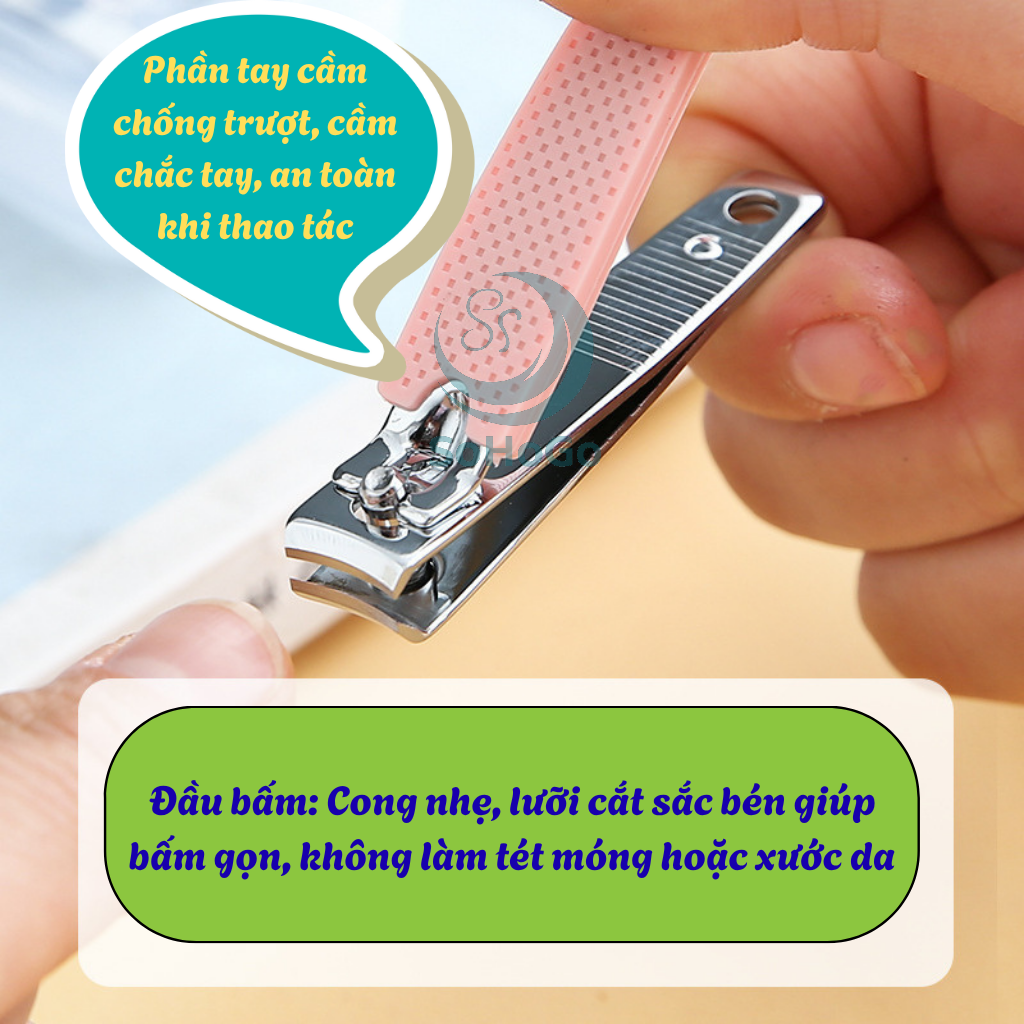 Bộ Cắt Móng Tay Mini Kèm Hộp Đựng Dễ Thương -Set Kềm Cắt Móng Tay Gọn Nhẹ Cute Cartoon -Dụng Cụ Cắt Móng Tay 2 Chiếc Trong Hộp Mini