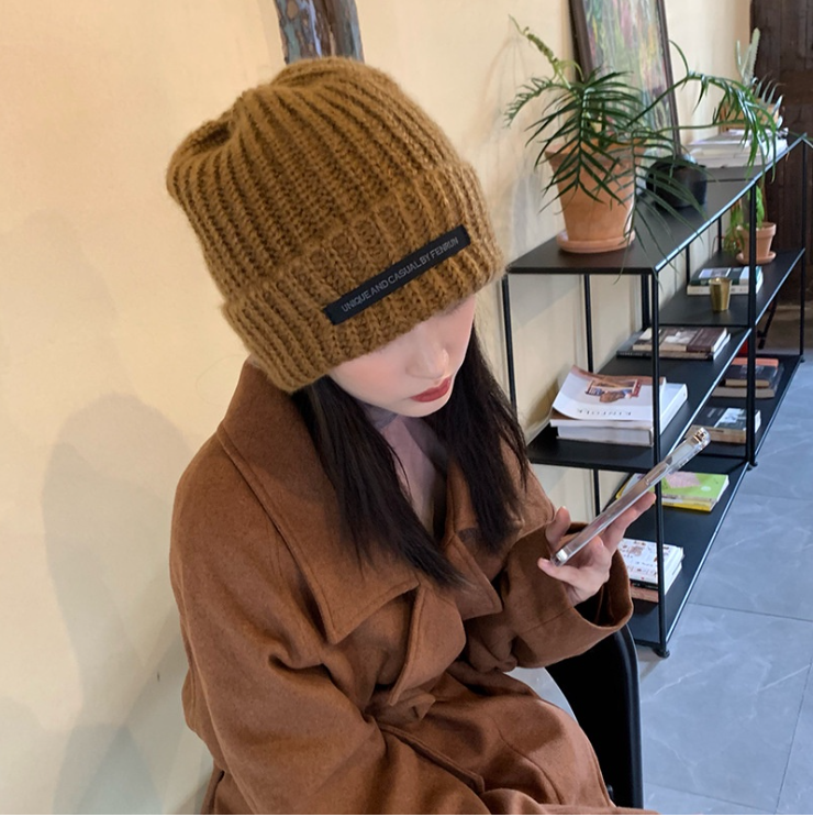 Mũ len nữ phong cách Hàn Quốc đi chơi chụp ảnh trùm tai đẹp, nón beanie thời trang giữ ấm tốt giá rẻ