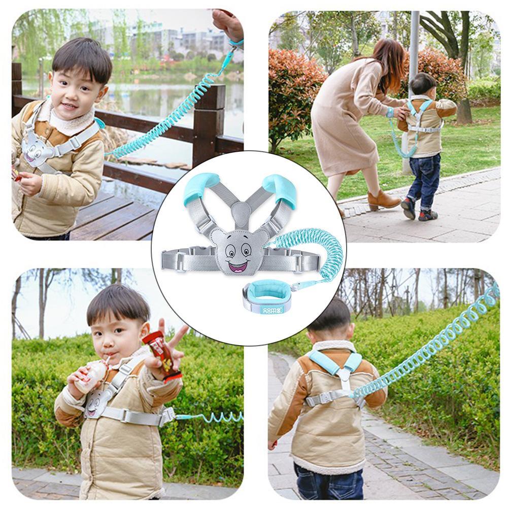 Trẻ Em Chống Lạc Cổ Tay 2.5M Dây Đeo Dây Tập Đi Dây Xích Dây An Toàn Toàn Ngoài Trời Đi Bộ Dây Đai Ban Nhạc Chống Mất dây Đeo Tay