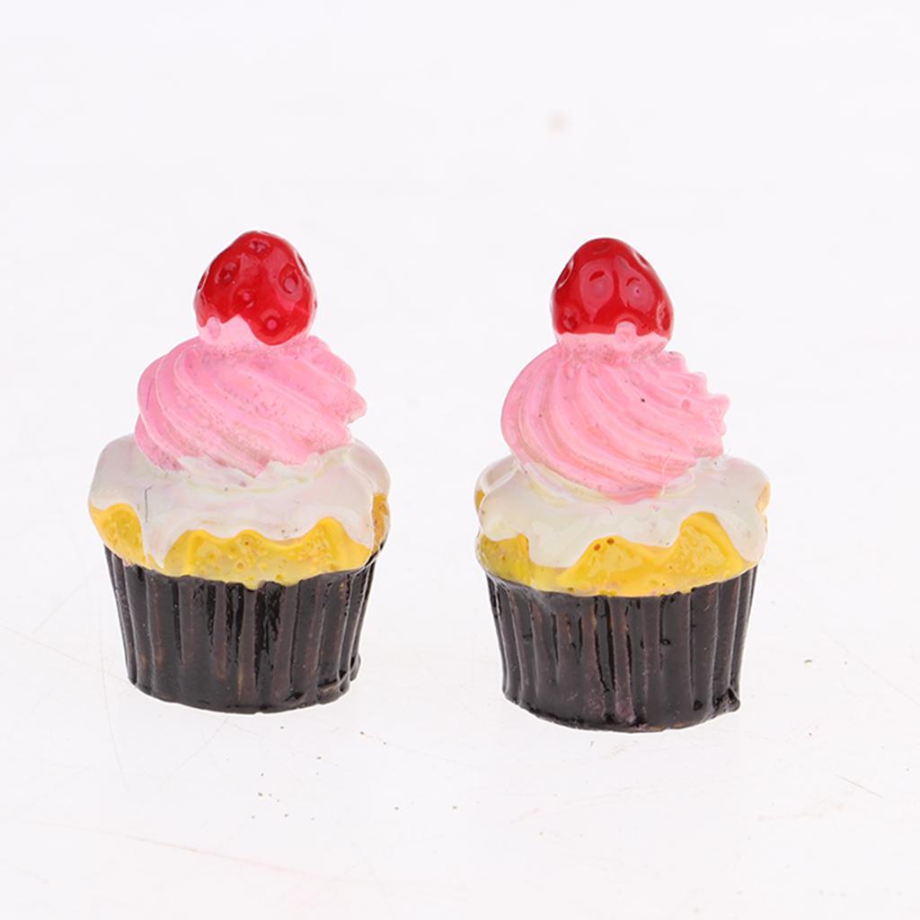 Mini Cake Stand Holder & Cake Set For 1/12 Dolls House Miniature Ornament