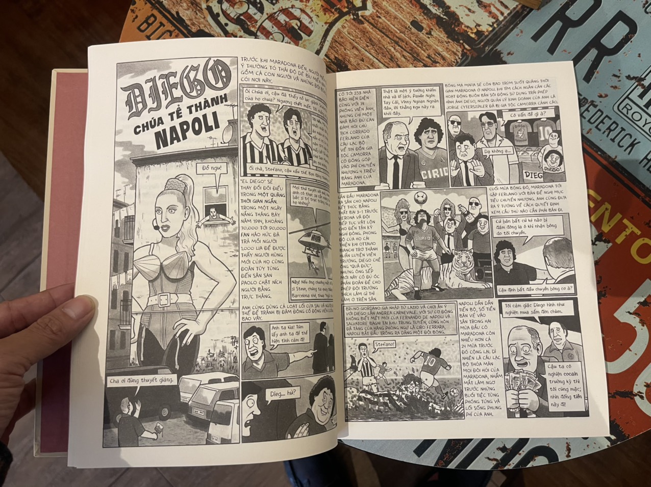 LỊCH SỬ BÓNG ĐÁ bằng tranh – NGÔI ĐỀN HUYỀN THOẠI – David Squires - Nguyễn Tuấn Bình dịch - Nhã Nam