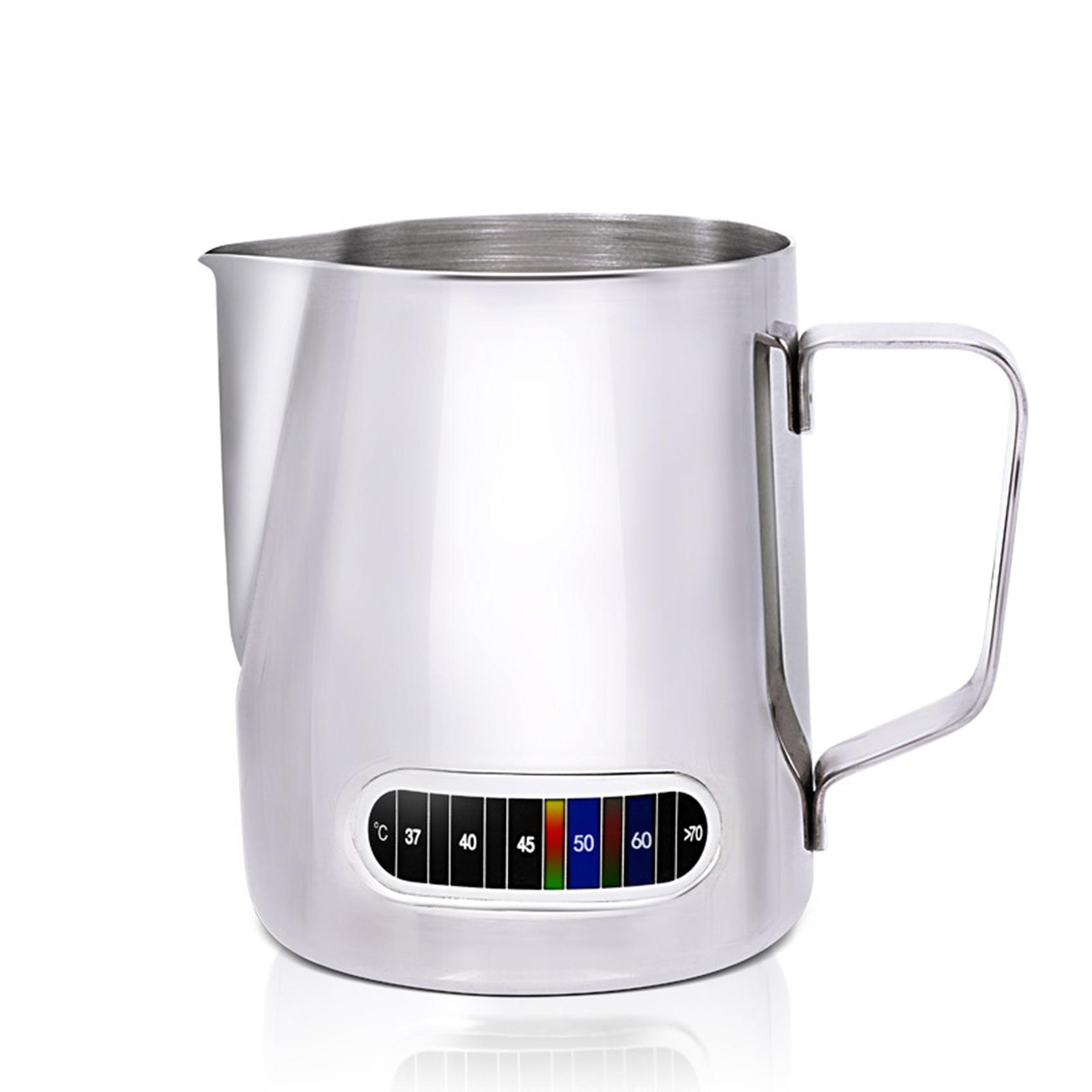 Máy Đánh Bọt Sữa Với Màn Hình Hiển Thị Nhiệt Độ Bằng Thép Không Gỉ