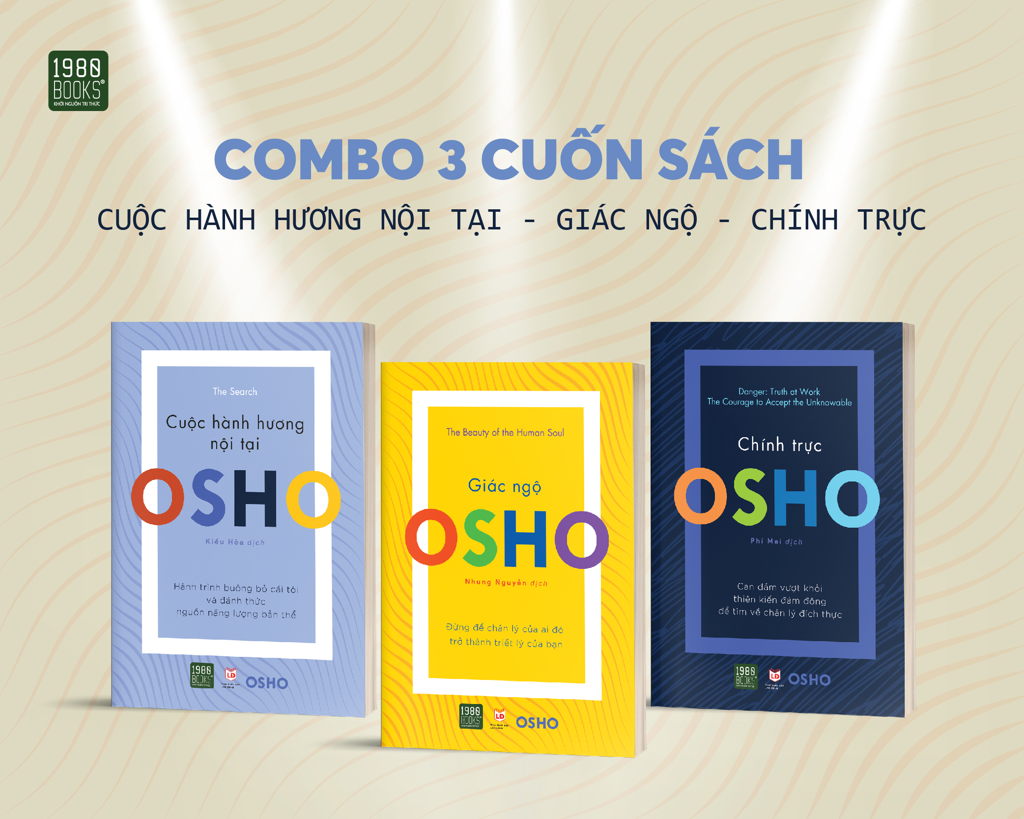 Combo 3 cuốn Cuộc Hành Hương Nội Tại - Giác Ngộ - Chính Trực