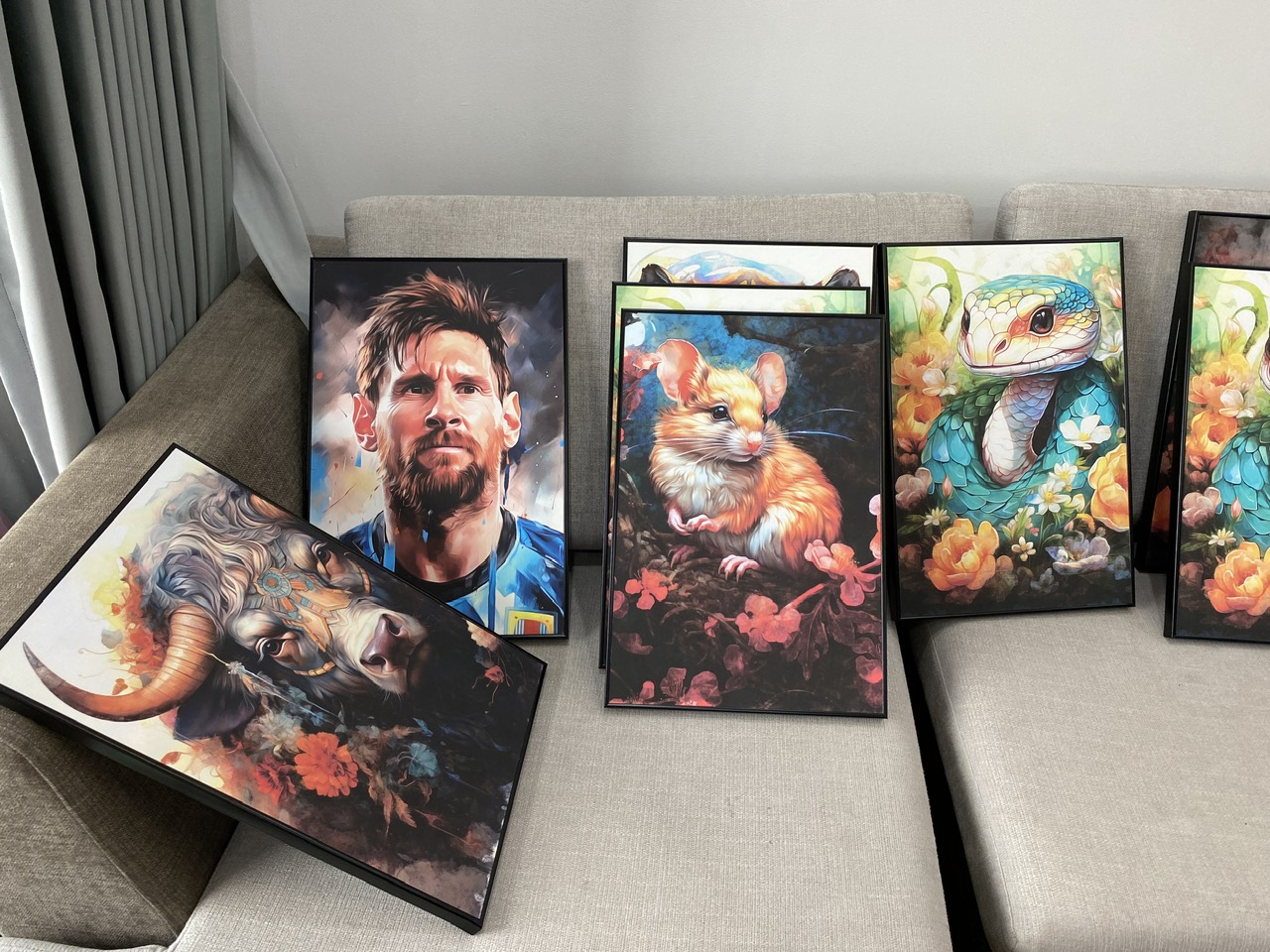 Quà tặng cho tâm | Tuổi Tý | Tranh canvas nghệ thuật