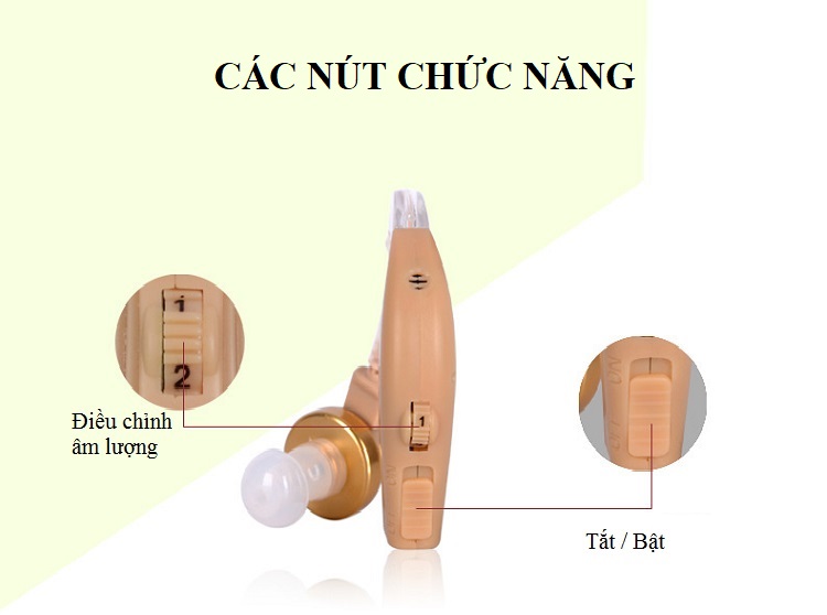 Tai Nghe Trợ Thính GM-100 , Có Pin Sạc Nhỏ Gọn Dành Cho Người Già Và Trung Niên