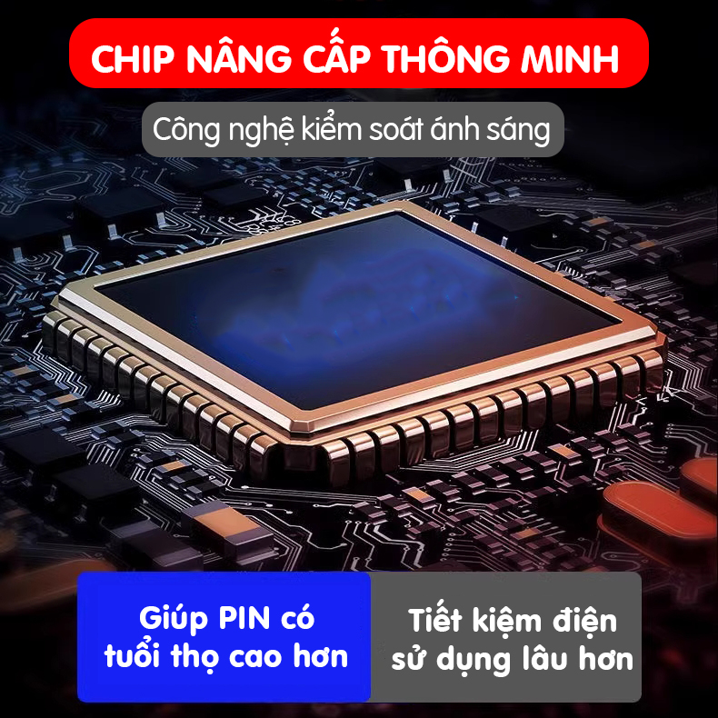 Đèn năng lượng mặt trời 1000w- cao áp (bản nâng cấp), dung lượng pin lớn, chống nước Ip- K1546