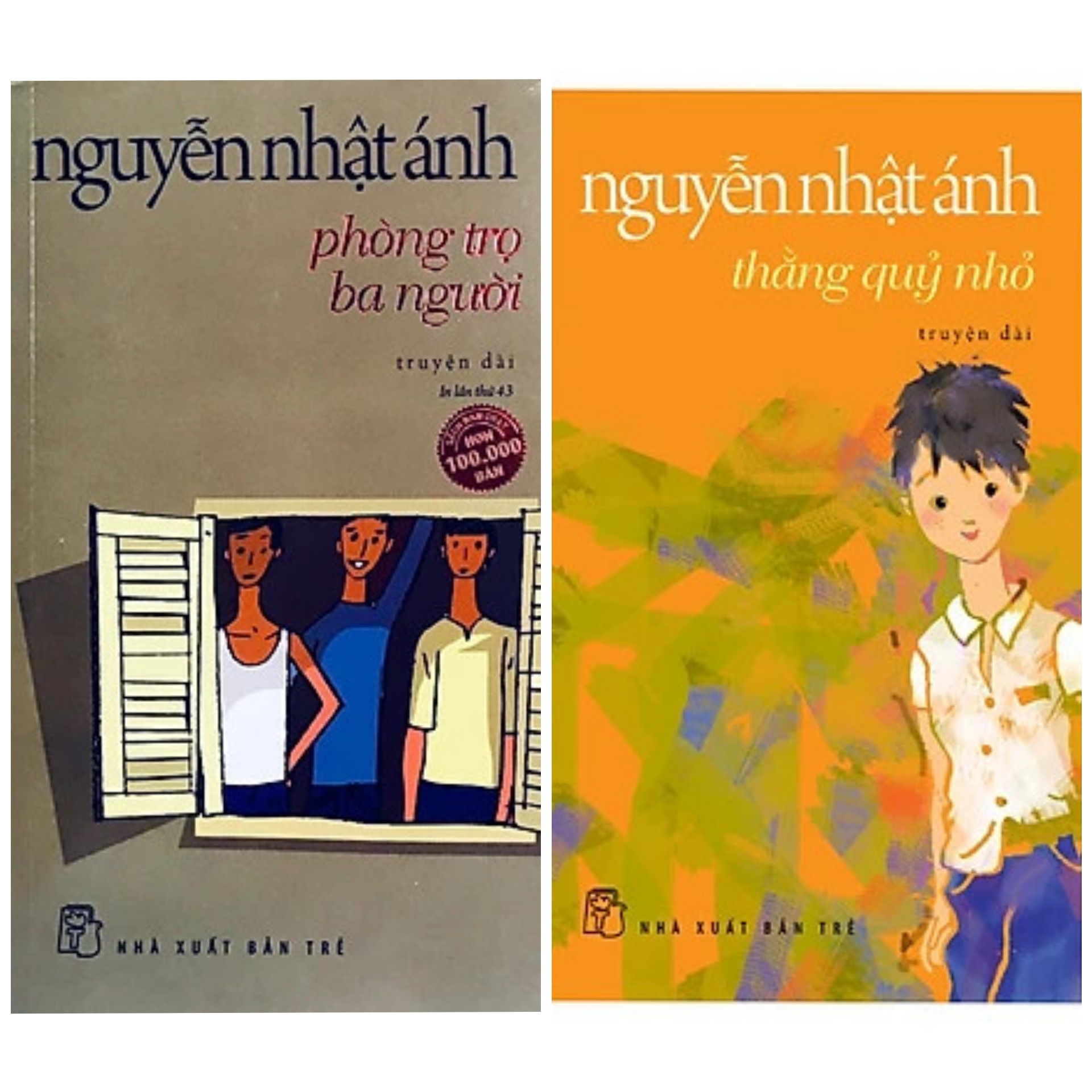 Combo sách Nguyễn Nhật Ánh: Phòng Trọ Ba Người + Thằng Quỷ Nhỏ
