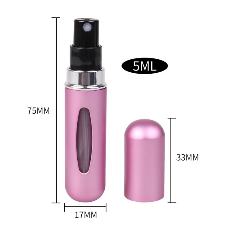 Chai lọ chiết nước hoa mini, ống chiết tự động dạng xịt 5ml nhỏ gọn tiện dụng GD722-ChietNH