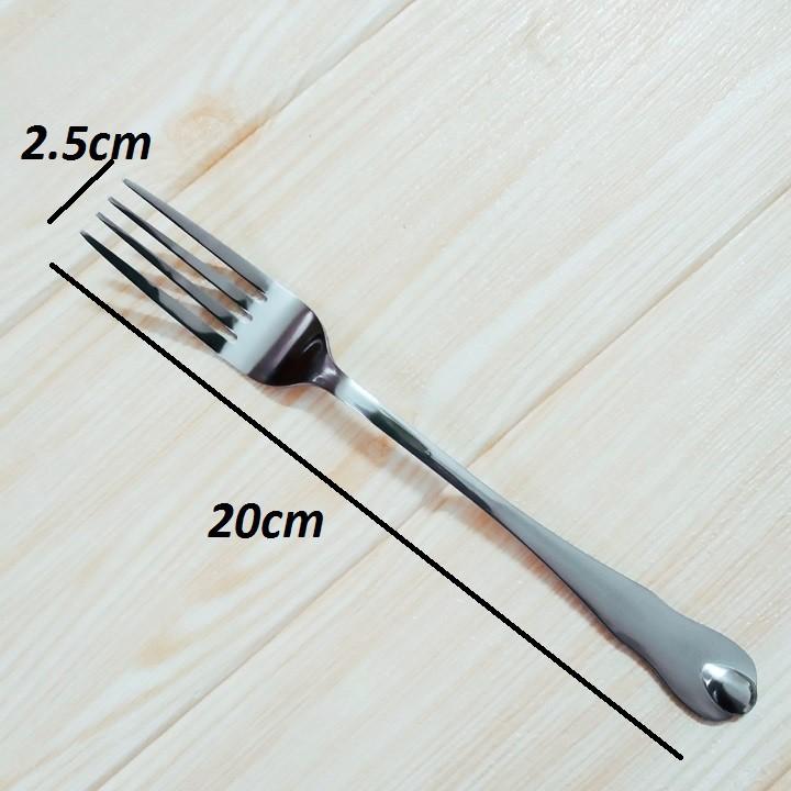 Thìa, Rĩa, Muỗng Inox Cao Cấp Dài 20CM