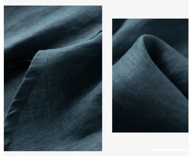 Đầm suông linen ngắn tay dáng dài, chất vải linen mềm mát, thời trang cho phái nữ Haint Boutique Da71