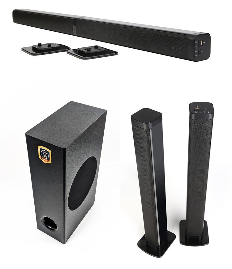 Loa vi tính Lohao MAV 2235 - loa Ti vi soundbar 2.1 âm thanh stereo rạp hát - Kết nối Bluetooth 5.0 - 2 loa vệ tinh kèm sub hơi 2 tấc - Công suất 260W - kèm remote - loa ti vi Soundbar âm thanh 3D - Có thể lắp ghép thành 1 loa dài - Hàng chính hãng