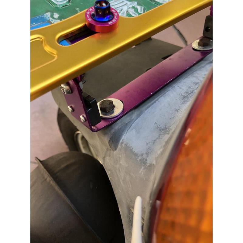 Giá Đỡ Biển Số Xe Mô Tô Bằng Hợp Kim Nhôm