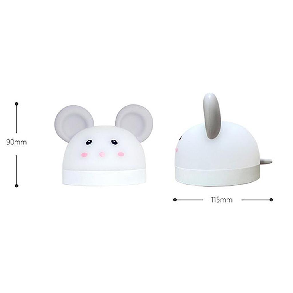 Modern LED Kids Digital Alarm Clock Table Rechargeable Nightlight