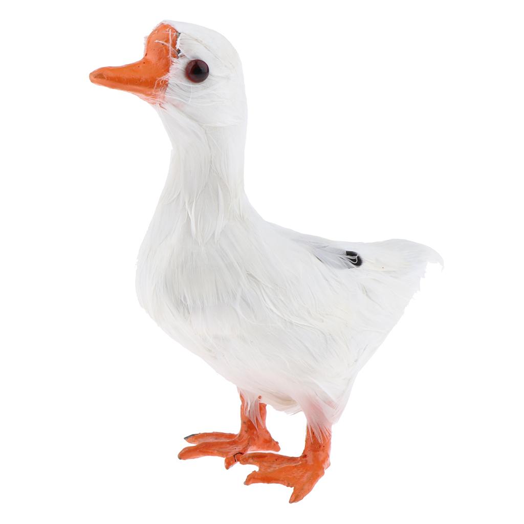 Simulation Goose Toy Model Handcraft Garden Home Lawn Decor Craft Ornament