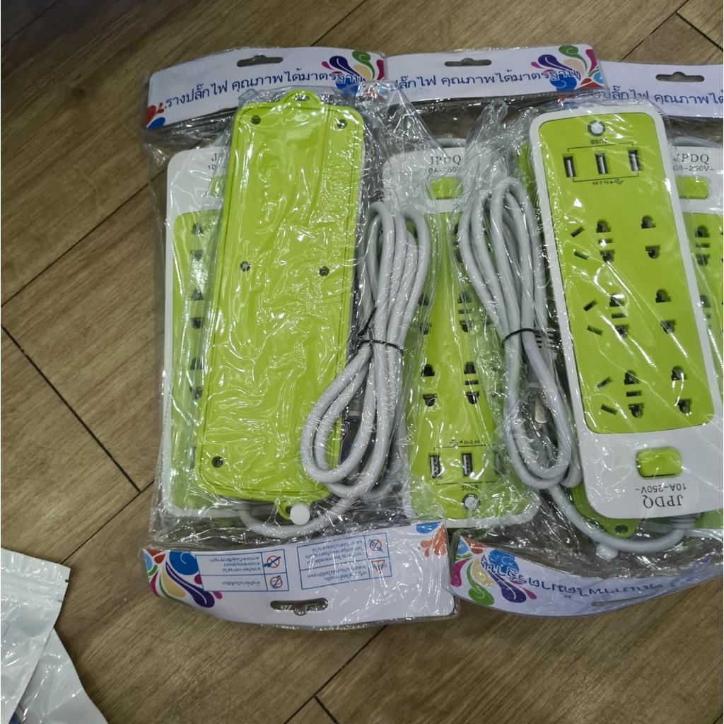 Ổ cắm điện đa năng 3 cổng sạc USB -10A, ổ cắm chống giật -công suất lớn
