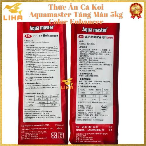 Thức Ăn Cá Koi Aquamaster Tăng Màu 5kg - Cám Cá Koi Color Enhancer