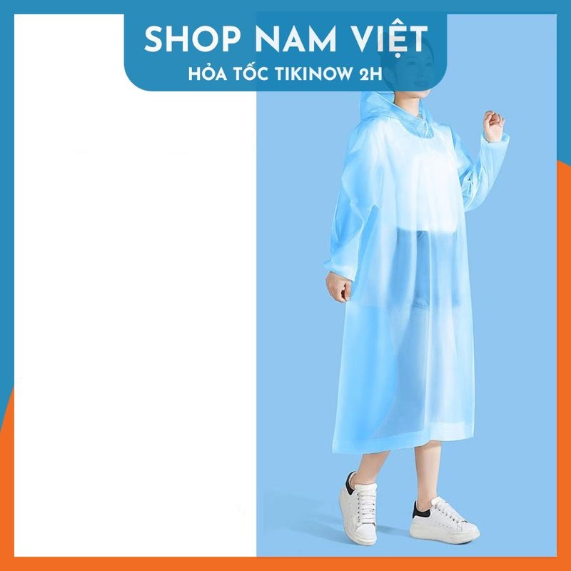 Áo Mưa Mặc Một Lần Có Nón Loại Tốt Dai Khó Rách