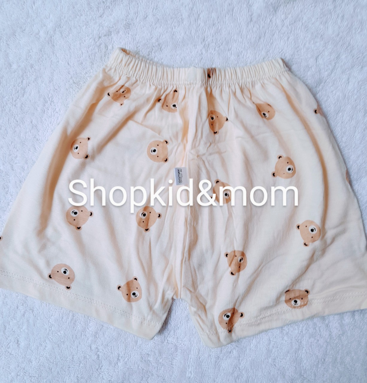 Quần đùi hoạt hình cho bé quần thun lạnh K.Woo hàn quốc co dãn 4 chiềucho bé trai+ bé gái
