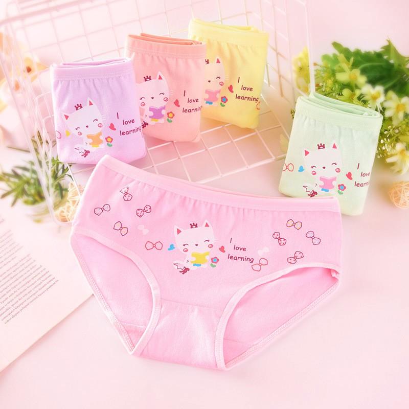 Quần lót nữ họa tiết hoạt hình ngộ nghĩnh