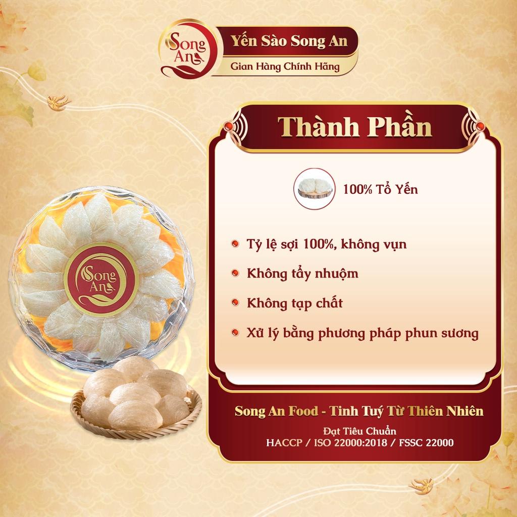 Tổ yến sào rút lông A5 xuất khẩu Song An Food nguyên chất 100gr