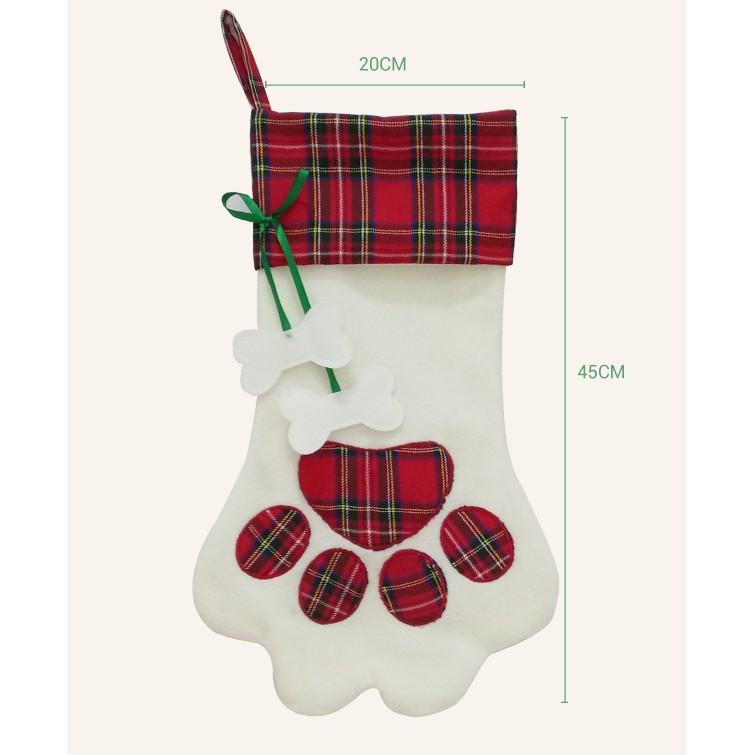 Vớ trang trí Giáng Sinh Cây Thông Noel Christmas Gift Stocking