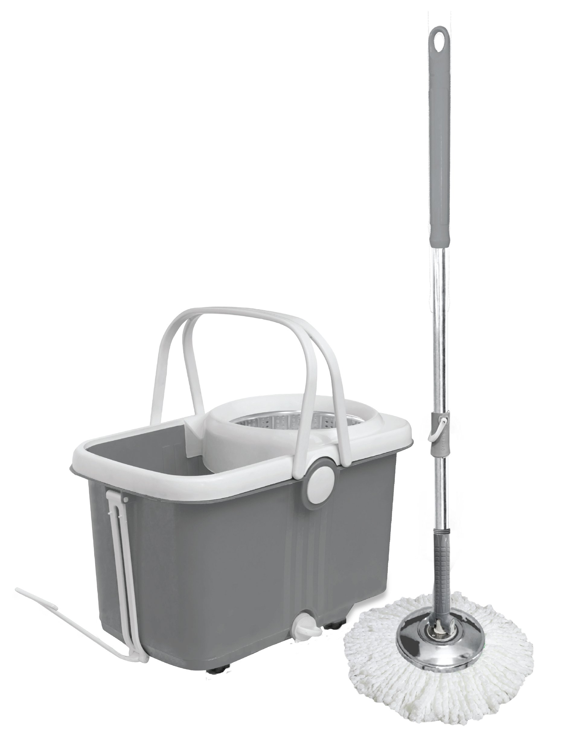 Bộ Lau Nhà Xoay 360 Độ Rổ Rời kokOmega 4IN1 Xô Chữ Nhật ( OMBO-15) ( Tặng 1 Bông Lau)