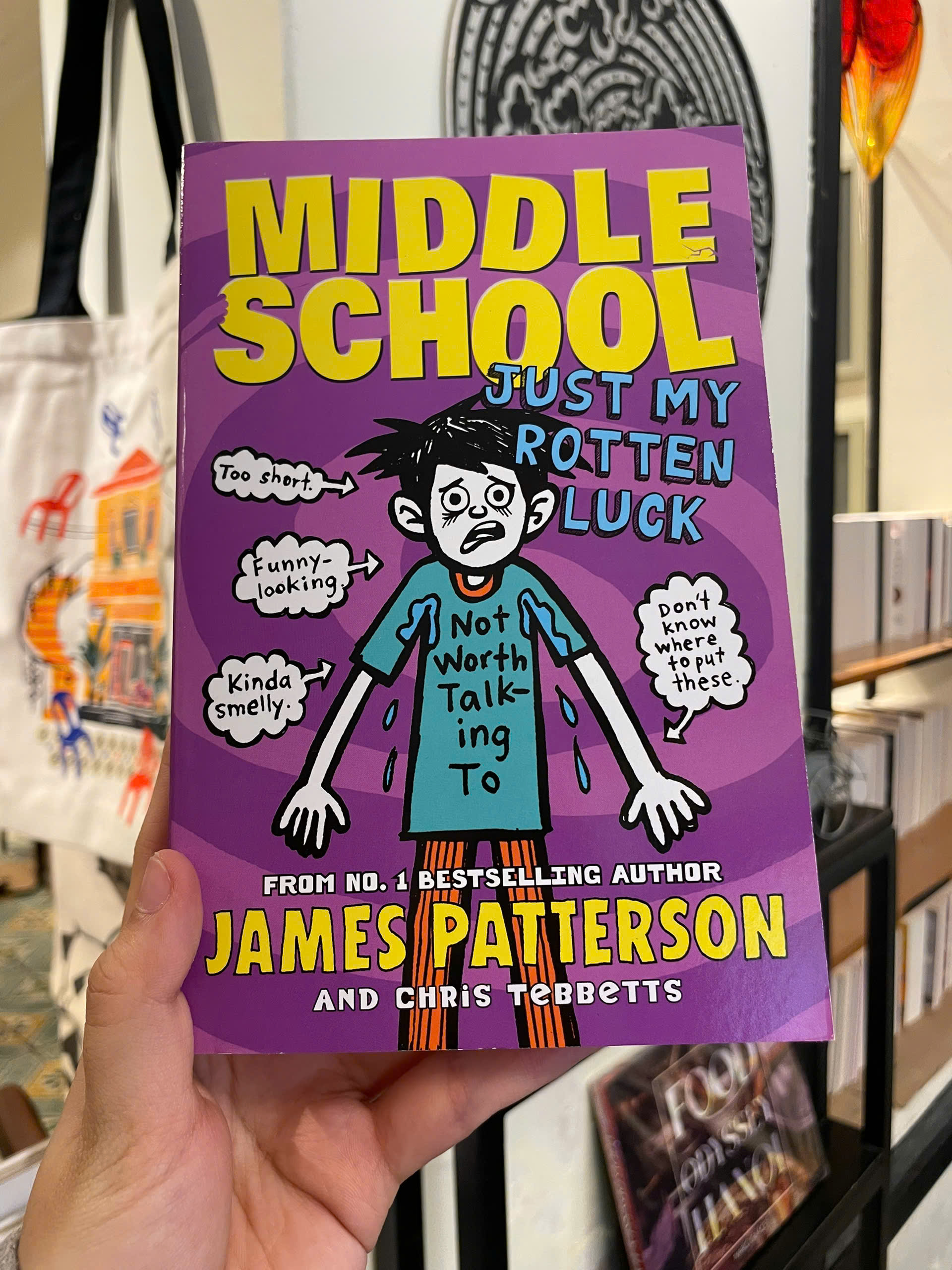 Sách - Middle School: Just My Rotten Luck by James Patterson - Fiction/Children book in English