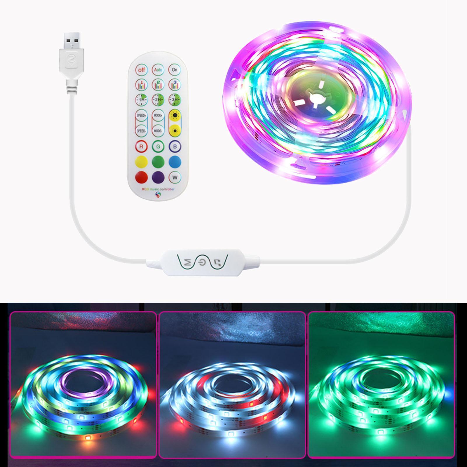 Strip lights light rgb usb Home Party 2m 28 Leds