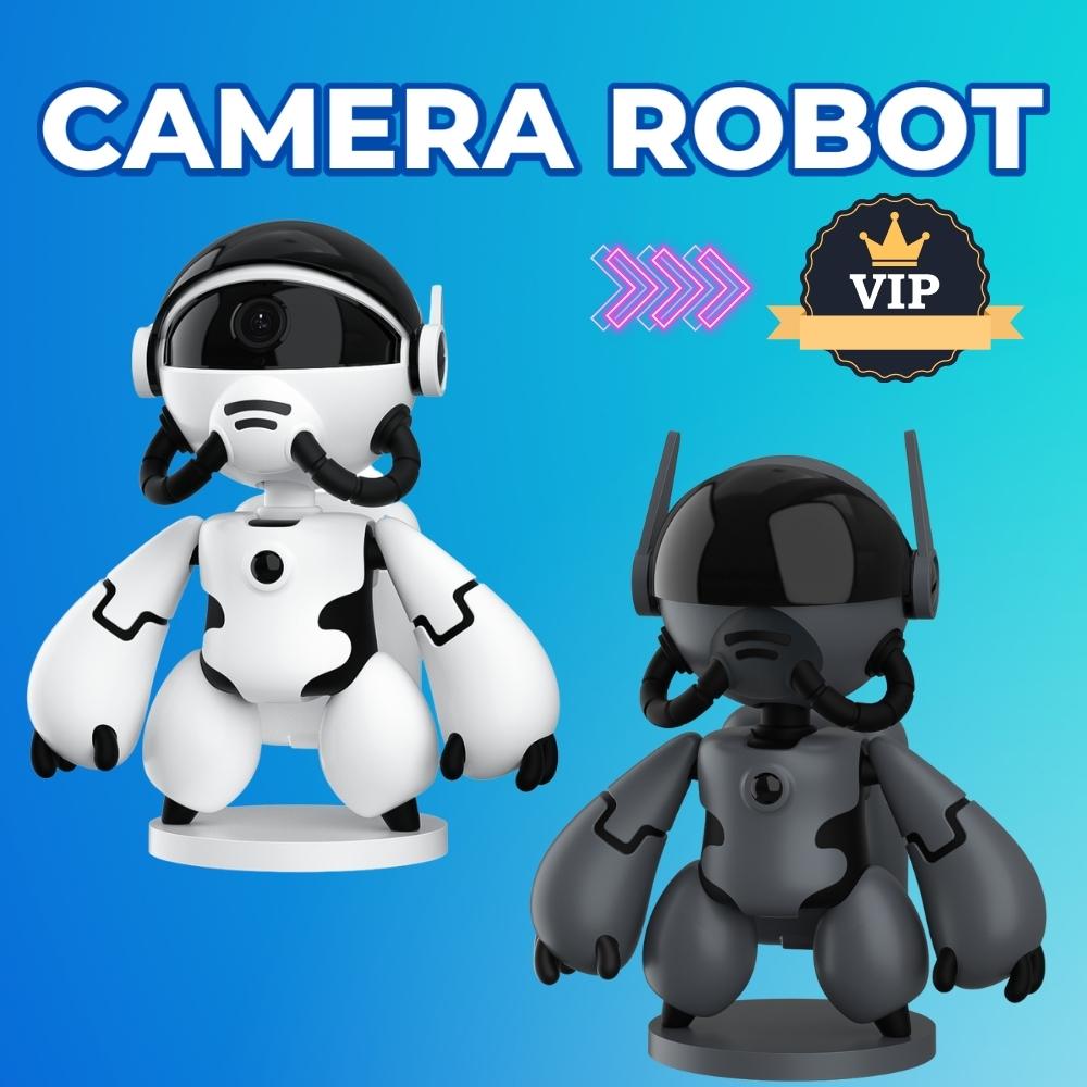 Camera Wifi Không Dây Mô Hình Robot Quay Phim Full HD 1080P Và Đàm Thoại 2 Chiều